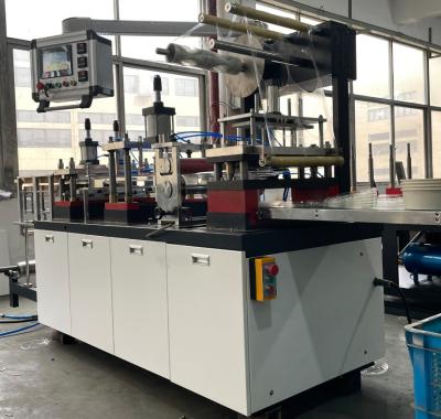 China Plastic Cup Lid Machine Fully Automatic Paper Lid Machine 4kw for sale