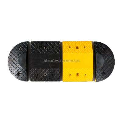 China S-1116 Synthetic Rubber Speed Bump Rubber Driveway Road Safety Bump Rubber Speed Bump for sale