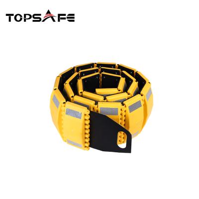China Road Safety Flexible Traffic Equipment Portable Folding Rubber Speed Bump S-1160 for sale