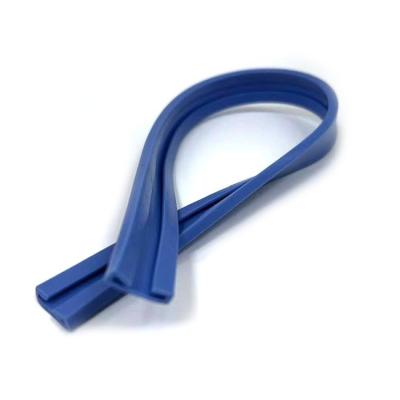 China D Type EPDM Rubber Fender Bumper for Marine Boat/Car Extruded Wharf Protection with Moulding Cutting Services D Shape Pattern for sale