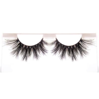 China Wholesale Good Quality Short Eyelash 25Mm 5D Mink Eyelashes From Soft.natural China Factory for sale