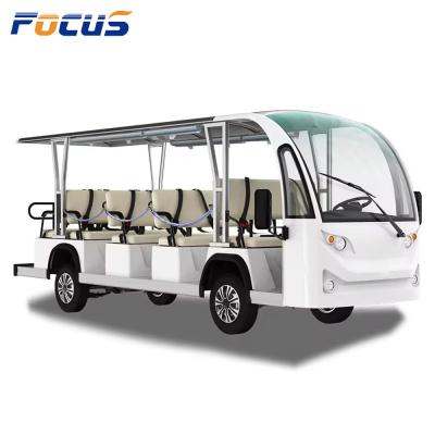 China Exclusive Electric Sightseeing Bus for Tourist Attractions in Resorts 72V Rated Voltage for sale