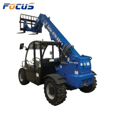 China 4 Ton 7 Meter Hydraulic Drive Cumminns Engine Telescopic Forklift Price for sale