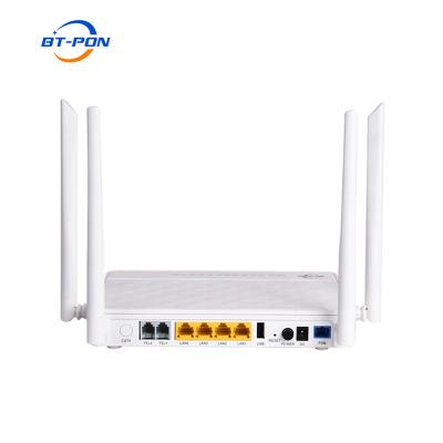 China FTTH BT-761XR ftth modem xpon 4GE onu 4GE+2VOIP+2.4G/5.8G WLAN+1USB for sale