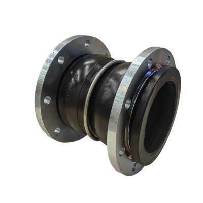 China Hot Galvanized ASME Corrosion Resistant Design DN200 Pressure Ring Plumbing Material Flanged Twin Sphere Rubber Expansion Joint for sale