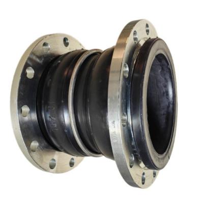 China China Manufacture Flange Soft Connector Shock Absorber Rubber Expansion Joints Double Ball Bellow Flexible Connect for sale