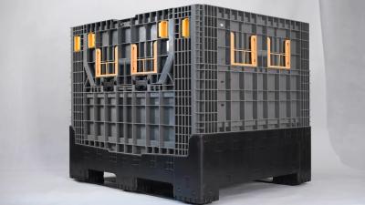 China Foldable Galvanized Plastic Pallet Box High Capacity Heavy Duty for sale