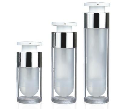 China empty skin care 15ml 30ml 50ml a series double Layers cosemtic airless Bottle packaging for sale