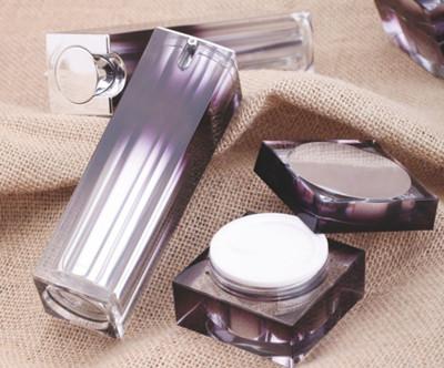 China 1oz 30ml square face eye creamcosmetic acrylic jar for sale