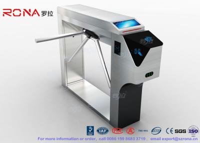中国 304ステンレス鋼のバー コードの発券システムのアクセス管理の三脚の回転木戸のゲート 販売のため