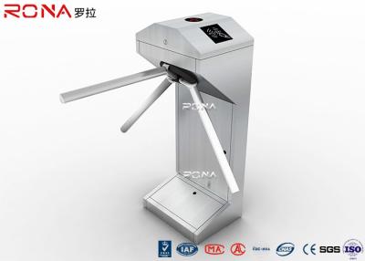 中国 三脚の歩行者の回転木戸のゲート、カード/指紋の半分の高さの回転木戸のアクセス管理 販売のため