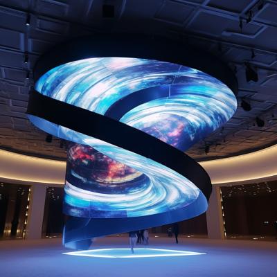 China A Symphony of Light and Design Modern Curved LED Display Screen for indoor event for sale