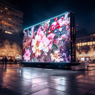 中国 3840*2160 Ultra-Resolution Outdoor LED Display Immersive Visuals and Consumption 販売のため