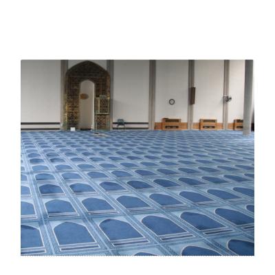 China Washable Custom Patterned Hand Mosque Carpet Tufted Roll Carpet Prayer Mat for sale