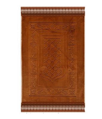 China Customized multi-color foldable muslim islamic rug anti-slip prayer mat musallah rug for sale