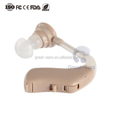 China ABS Hot Sale Mini Electric Digital Cyber Sonic Ear Sound Amplifier Micro Hearing Aid for sale