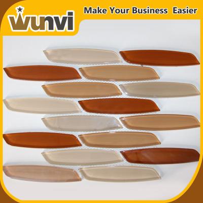 China Uncracked Strip Mosaic Tile Backsplash 285X325 mm For Home for sale