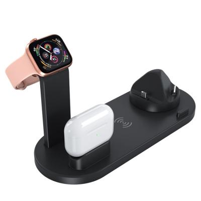 China Multifunctional 4 in 1 15w Wireless Charger Android Wireless Charger 4 in 1 Wireless Chargers for All Smart Phones for sale