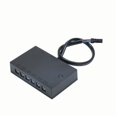 China ABS LP-2926 LED Control Box Compatible With Sensors 6 Output Ports Single Color Temperature RF Receiver for sale