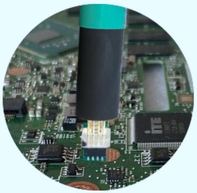 China QFN/WSON POGO PIN ADAPTER 6*5mm IC with guide cap for in board programmer computer repairing tool en venta