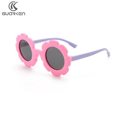 China Fashion Sun Glasses Kids Sunglasses Flower Shade Eyewear 2021 Boy Girl Sun Glasses Cool Toddler UV Sun Glasses for sale