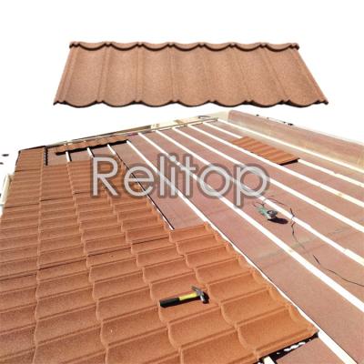 China Industrial Easy Install Retrofit Roof Tiles Stone Coated Roof For Coating Roof Exterior General Contractor Dropshipping Distributor for sale