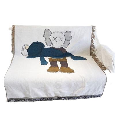 China Wholesale Anti-Static Customize Knitted Blanket For Adults Kids Baby Warm Home Picnic Woven To Shear Soft Blankets for sale