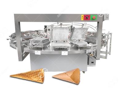 China Semi Automatic Ice Cream Waffle Cone Making Machine , Cone Biscuit Machine 1200PCS/H for sale