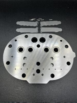 Chine Silver Industrial Control Valve Plate Compressor Valve Plate à vendre