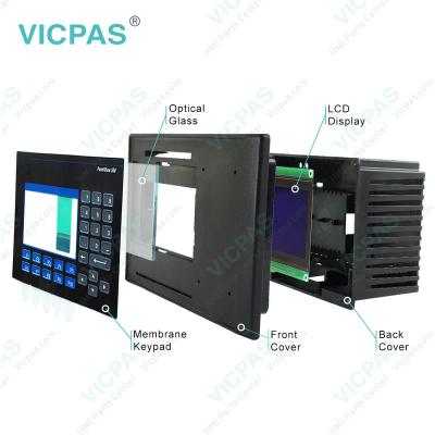 China Industrial Application 2711-K5A3Touch Screen Panel and Membrane Keyboard 2711-K5A3L1y LCD Display with Plastic Case Cover Sheet Housing for sale
