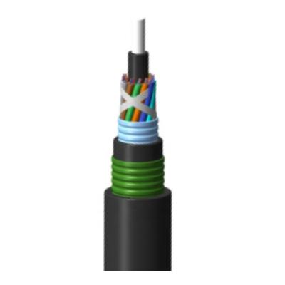 China 100 N/100mm Fiber Outdoor FTTH Cable GYTY53 Optical Direct Buried Cable for sale
