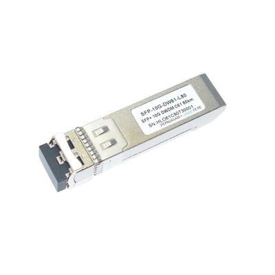 중국 10G 베이스 ZR 조정 가능한 DWDM 80km SFP 듀플렉스 섬유 SFP 트랜시버 20km 거리 판매용
