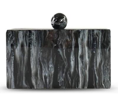China Fashion Unique Evening Clutch Bags Black Acrylic Clutch Bag For Women Bags Clutch 2021 Luxury for sale