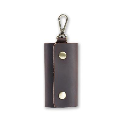 China New Design Vintage Cow House Key Keeper Key Holder Multi Size Genuine Leather Hooks Luxury Key Pocket Bags Men Wallet for sale