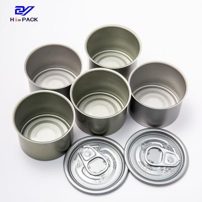 China Customizable Beef Can 60ml Volume 65*27mm Size 2-Piece Tin Cans For Food Sauce Meat Tuna Seafood Pet Food And Durable for sale