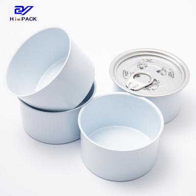 China Various Color Options 150ml Metal Can Tuna Can Packed With Tuna Beef Or Meat for sale