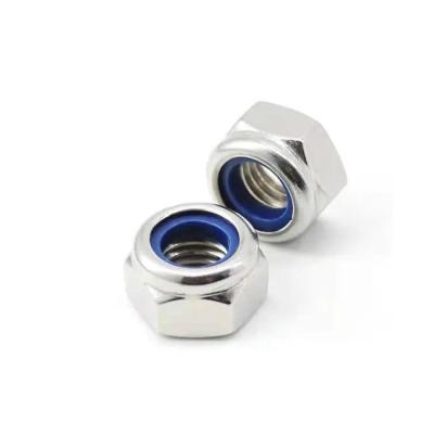 China Heavy Industry Customization Support DIN982 DIN985 Self Locking Hex Nut Hex Lock Nut Nylon Insert Hex Lock Nuts for sale