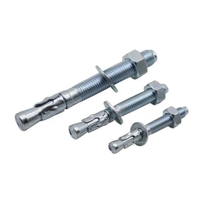 China Carbon Steel Factory Direct DIN529 Galvanized Concrete Wedge Anchor Bolts Stainless Steel Boulon Concrete Anchor Bolts M6M10M12M20 for sale