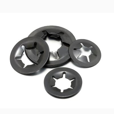 China Flat Factory Direct Carbon Steel Retaining Starlock Washer for Shaft Star Toothed Lock Washer for sale