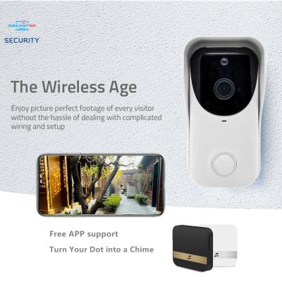 China Voice Call App Control Door Ring Security Doorbell Two Way Audio Free Video Camera For Android Phones for sale