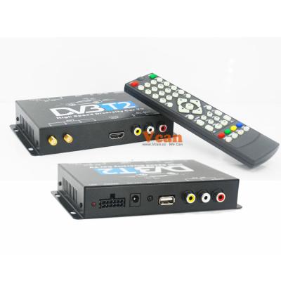 China Yes DVB-T221 Car DVB-T2 DVB-T2 DVB-T PLP Digital TV H264 HD DVB-T2 Multi Antenna 2 High Speed 2 Auto Mobile Tuner Diversity for sale