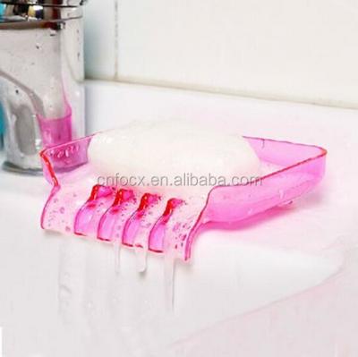 China Sustainable Soap Dish / Bathroom Storage Waterfall Bathroom Shelf / Soap Holder for sale