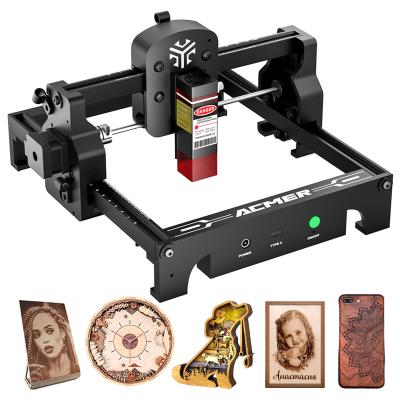 China ACMER S1 Portable Laser Engraver Mini Machine For Metal 3500mw Laser Output Power 130*130mm Working Area for sale