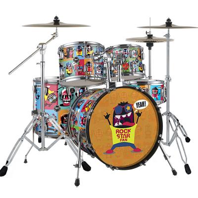 China Factory Widely Used Hot Sale Various Drum Set Acoustic Drum Kit For Kids Q81 for sale