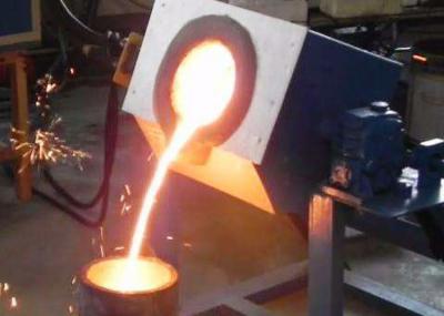 Cina rame 50kg che fonde il forno per media frequenza del forno di fusione di induzione 45 chilowatt 1300 gradi in vendita