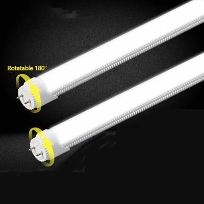 China Warehouse Super bright rotatable 180 degree t8 led tube 85-265v G13 led light t8 aluminum plastic led tube t8 for sale