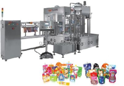 China Beverage Premade Pouch Filling And Capping Machine for sale