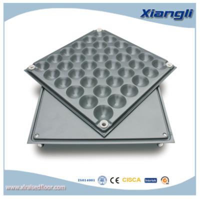 China FS440 Trunking Bare Steel Raised Access Floor OA Network Flooring for sale