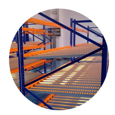 China Corrosion Protection China Made Warehouse Gravity Cardboard Flow Selective Pallet Rack System for sale