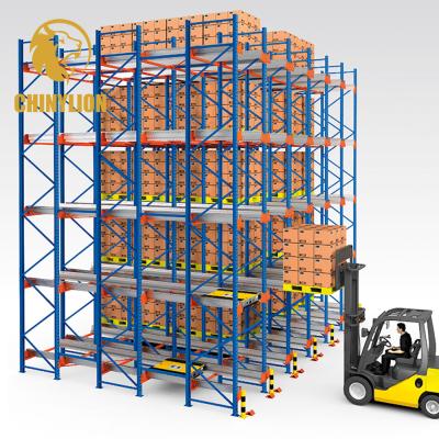 China Economical Radio Corrosion Protection Warehouse Shuttle Pallet Rack System for sale